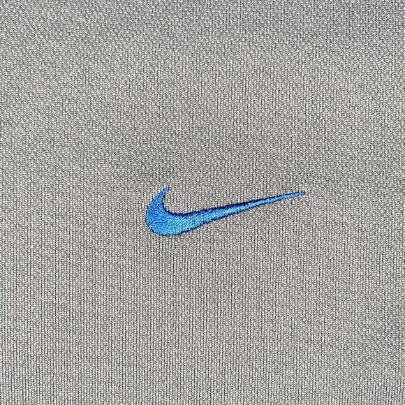 Nike Dri-Fit Grey Golf Polo Shirt Size Large - Picture 5 of 5